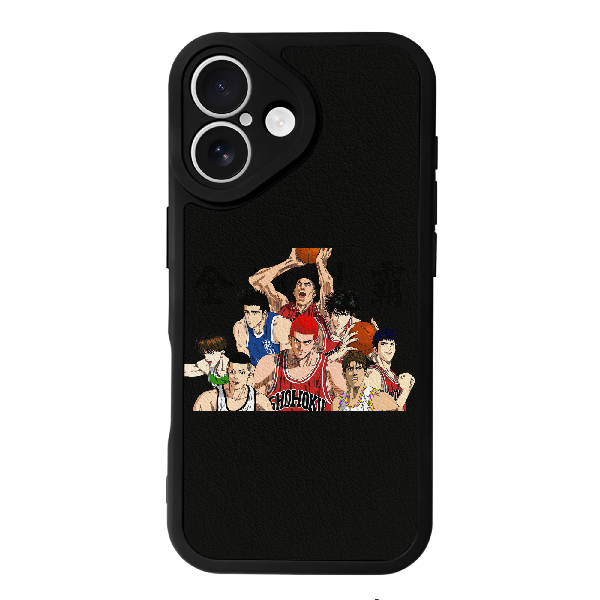 （画像用） SLAM DUNK／スラムダンク 【iPhone 16シリーズ対応】シリコンスマホケース（レザー調） 材質：シリコン